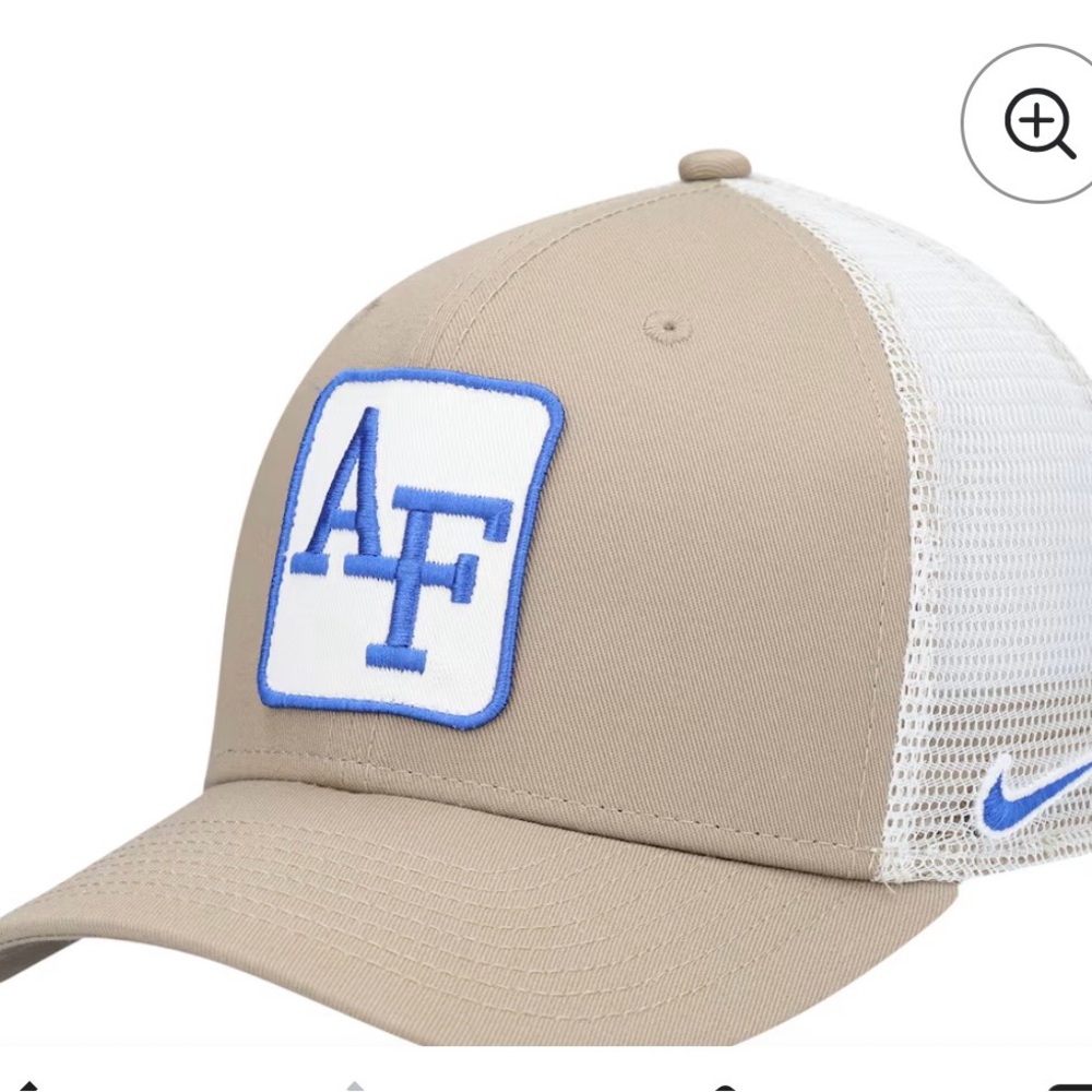Nike khaki Air Force falcons classic 99 trucker SnapBack hat